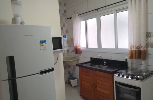 Ipiranga Apartment | One-bedroom apartment, furnished, with swimming pool, playground, and barbecue area.