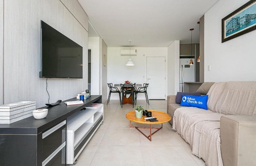 Campeche Sul Apartment | Passos do Mar: with pool and barbecue grill