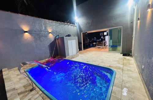 Balneario Gaivotas House | Perfect com piscina e 3-bedroom house in Peruíbe for a relaxing getaway