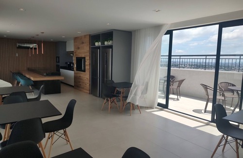 Portao Apartment | Plus Portão Apartment with balcony, Shopping, Gym