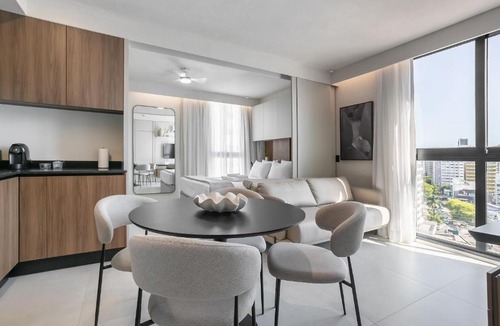 Florianopolis Apartment | Pool | Gastronomy | 500m from Beiramar #CA95