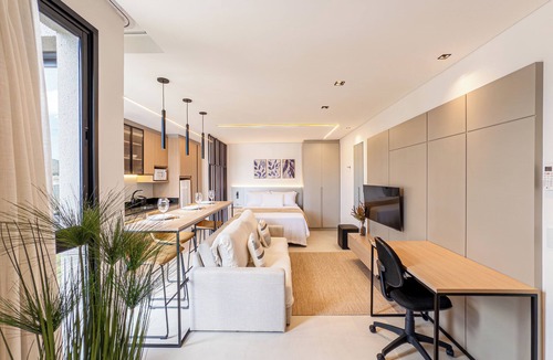 Saguacu Apartment | Premium studio apartment with pool, garage, and gym.