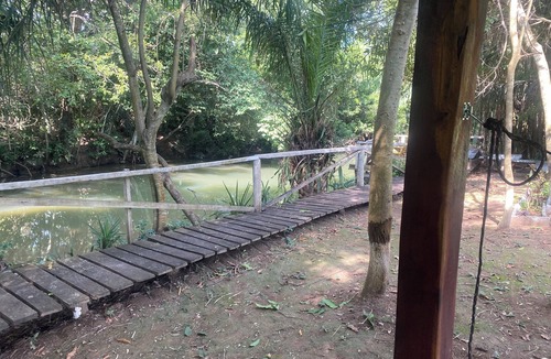 Bodoquena Cottage | Ranch in Bodoquena-MS with a river of green waters, sleeping area with kitchen.
