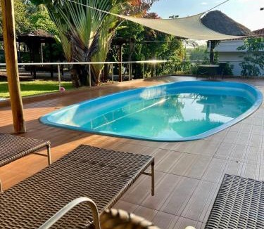Foz do Iguacu House | Refúgio com piscina privativa área gourmet completa - Private Pool House - Até 10 Pessoas