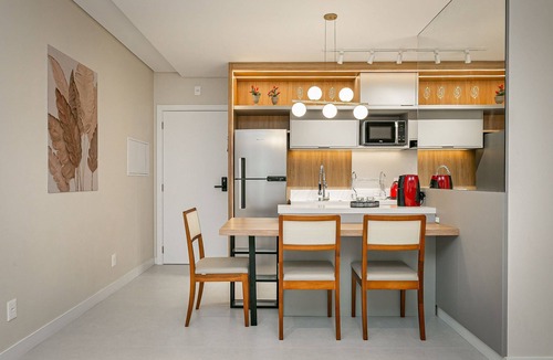 Jurere Apartment | Rooftop Pool | Jurerê | 300 MB Wi-Fi JA37#