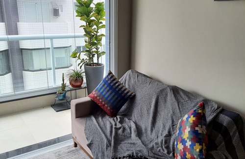 Embare Apartment | Santos, Linda! Apartment, fully equipped for your leisure and business trips.