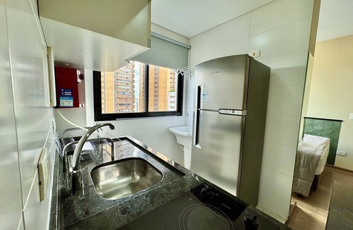Bigorrilho Apartment | Studio 22º Andar com Vista no Batel, Condomínio Clube Sky Curitiba