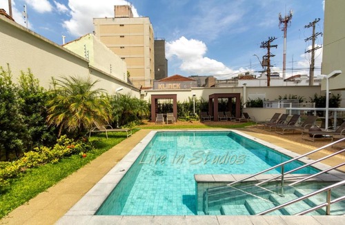 Conceicao Apartment | Studio a 100m Cambuí, Bosque, Centro - Home Office, Garagem, Piscina, Sauna, Jacuzzi, Fitness