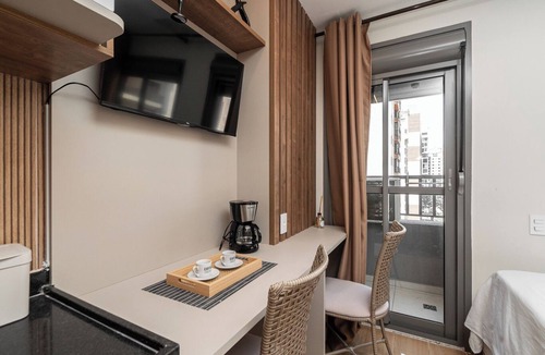Vila Pompeia Apartment | Studio com Academia a 350 m do Allianz Parque