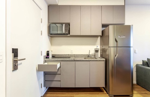 Santo Amaro Apartment | Studio Completo a 5min do Consulado | LB422