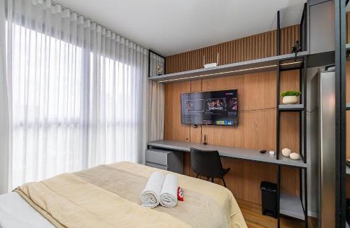 Agua Verde Apartment | Studio Completo c/garagem no Água Verde - VBE1508