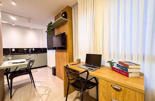 Santa Terezinha Apartment | Studio Completo com Garagem | Ar-cond | Wi-Fi