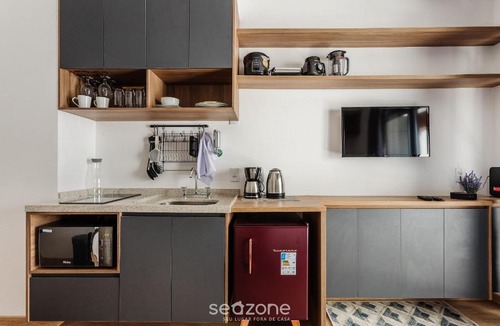 Butanta Apartment | Studio in building with pool near USP - HMO0409