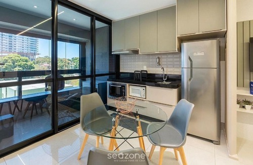 Jardim dos Estados Apartment | Studio in Condo. w/Pool and View VEO0503