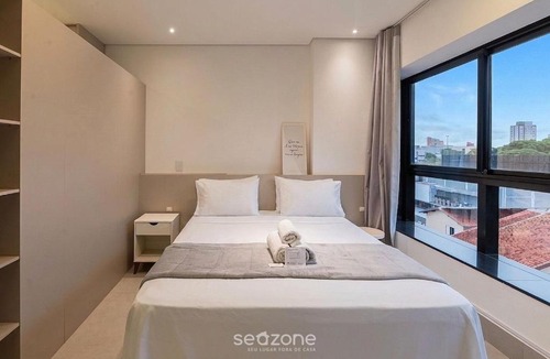 Jardim dos Estados Apartment | Studio in Condo. w/Pool and View VEO0503