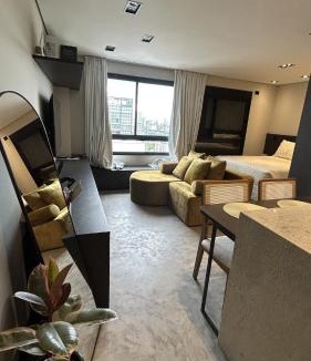 Matriz Apartment | Studio moderno e completo com ótima localização