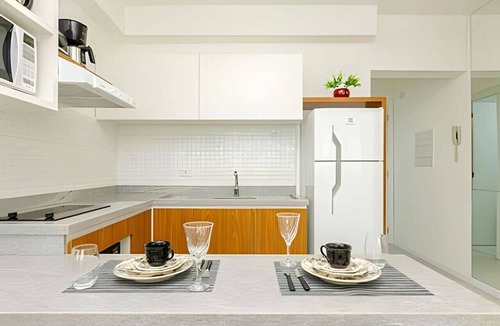 Matriz Apartment | Studio para 4 no Lifespace Curitiba com vaga e ar