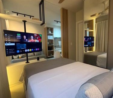 Portao Apartment | Studio Plus Portão - Sofisticação e Conforto - próx ao Shop Palladium - Hosp do Trabalhador - Col da PM