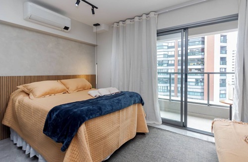 Indianopolis Apartment | Studio Shopping Ibirapuera Metro with Garage
