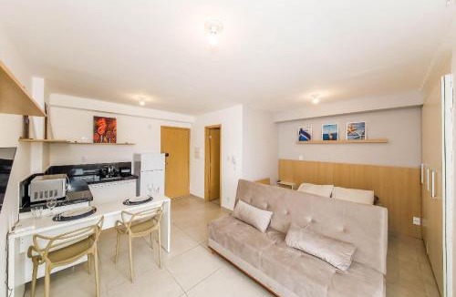 Centro Apartment | Studio Vibe 2206 com Piscina/academia/varanda