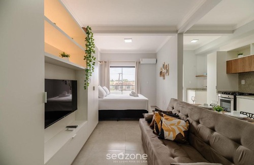 Alto Ribeirao Apartment | Studio w/BBQ near the airport - RRC0206