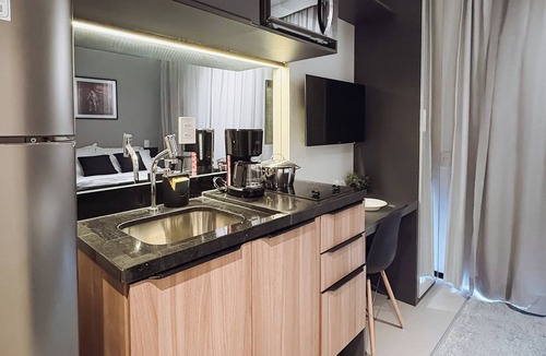 Republica Apartment | Studio with Balcony in Consolação! 5 minutes from the subway!