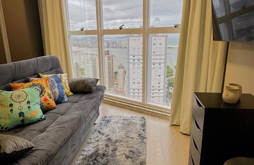 Fazenda Apartment | Studio with sea view - Itajaí/BC - main beaches of Itajaí and BC.