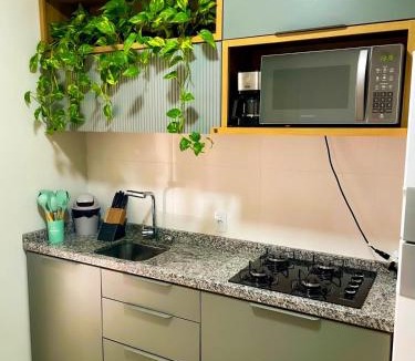 Canada Apartment | The Garden 103 - paz e sofisticação - 2 quartos ar condicionado