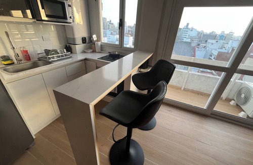 La Perla Apartment | Tranquil 1-bedroom studio with AC in Mar del Plata