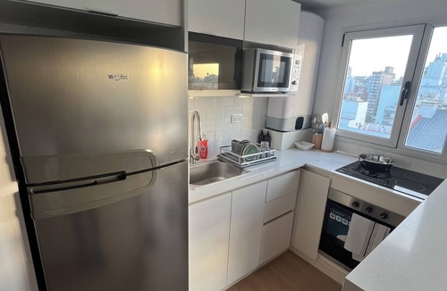 La Perla Apartment | Tranquil 1-bedroom studio with AC in Mar del Plata