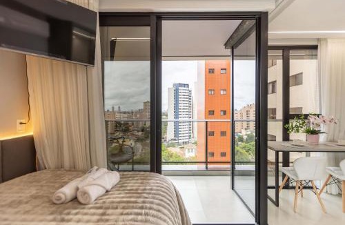 Agua Verde Apartment | Varanda panorâmica | Suíte Comfort Batel