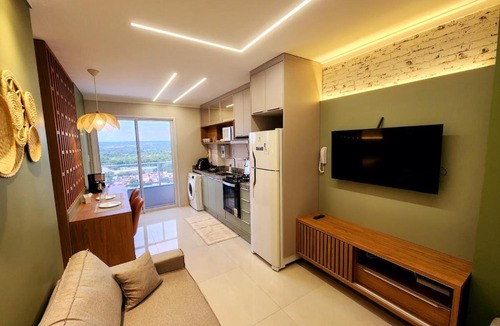 Santarem Apartment | VER'Amazon - Studio Completo - Cama Queen & Piscina