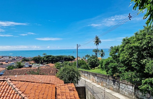 Olinda Historical Center House | Vila Amélia Olinda - Suite, terrace with panoramic sea views in the Historic Site.