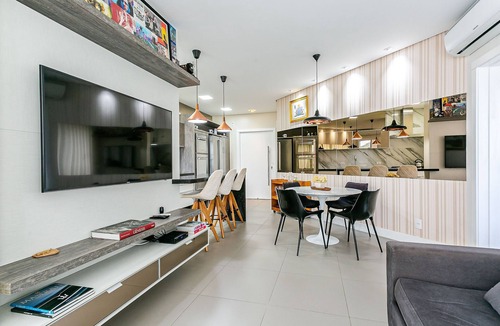 Jurere Apartment | WI-FI 200MB | 350m from Jurerê Beach #JA19