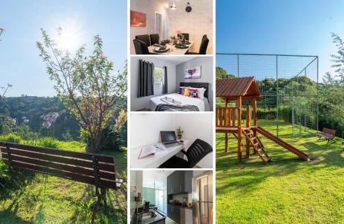 Campos do Jordao Apartment | Wi-Fi rápido e vista incrível, 7km Capivari