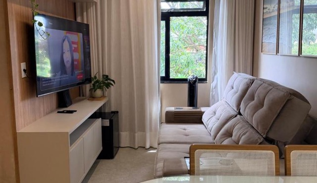 1Q Alto Padrão Asa Norte, Cozinha Completa, Home Office e Vista Verde in Brasília