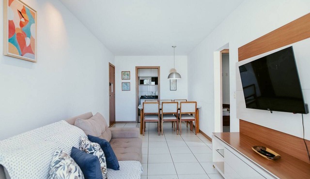 2-Bedroom Apartment, High Floor, One Block from the Beach in Itaparica