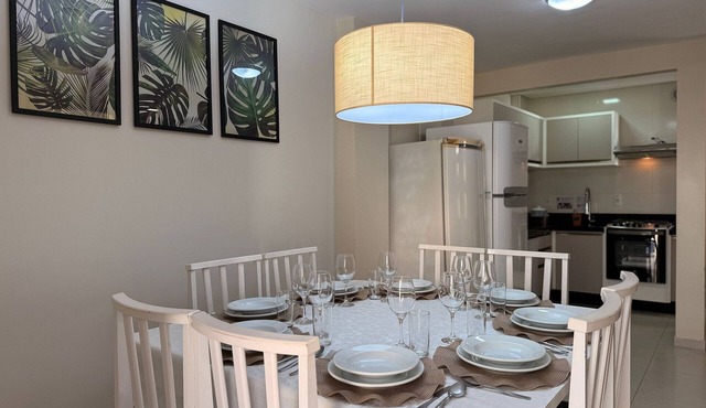 300m from Bombas Beach | 3 bedrooms with AC | Ground floor