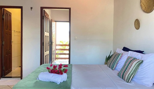 A 2 Minutos da Praia Principal! Apartamento Arejado com Varanda e Cozinha in Jijoca de Jericoacoara