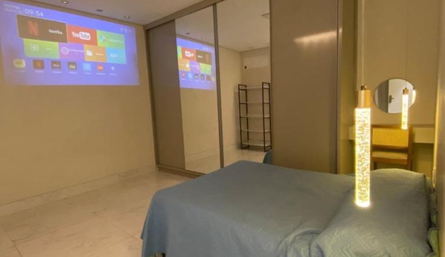 Accommodation and comfort with open space and garden in Cláudio