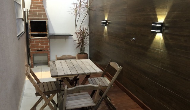 Ap 106: Access to walk to Maranduba beach, Ap with suite, led TV, barbecue