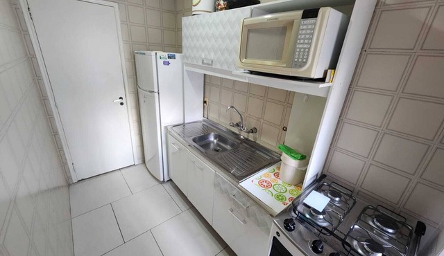 Apartamento de Frente Para o mar Todo Mobiliado Ótima Localização. 1 Quarto