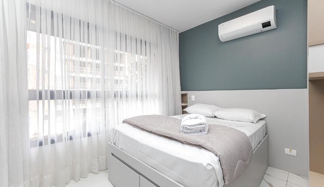 Apartamento 302 - CWBe · Apto no rebouças p/2 | A/C, Academia & Coworking