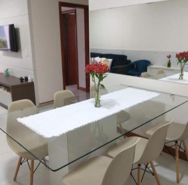 Apartamento a beira mar completo com churrasqueira