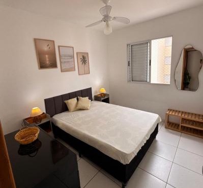 Apartamento com piscina e churrasqueira em Ubatuba in Ubatuba
