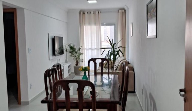 Apartamento novo vista do mar 64m2 2 dorms Wi-fi estacionamento grátis Praia Grande Mirim in Praia Grande