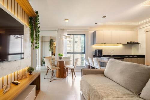 Apartamento vista mar conforto completo!