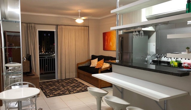 Apartment. Entire 1 bedroom approx. UNIP and Ribeirão Shopping in Nova Aliança