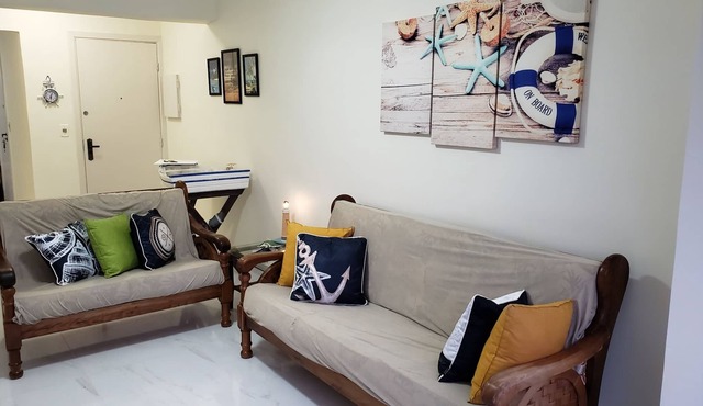 Apartment in Praia do Tombo with suite, Guarujá