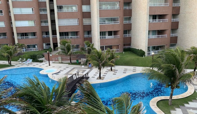 Apartment in Porto das Dunas: Beach Park is right next door and practically on the sand! in Aquiraz
